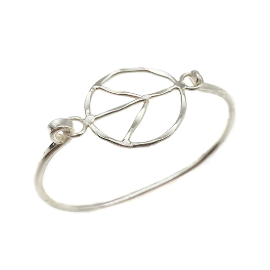 Peace Sign Bangle
