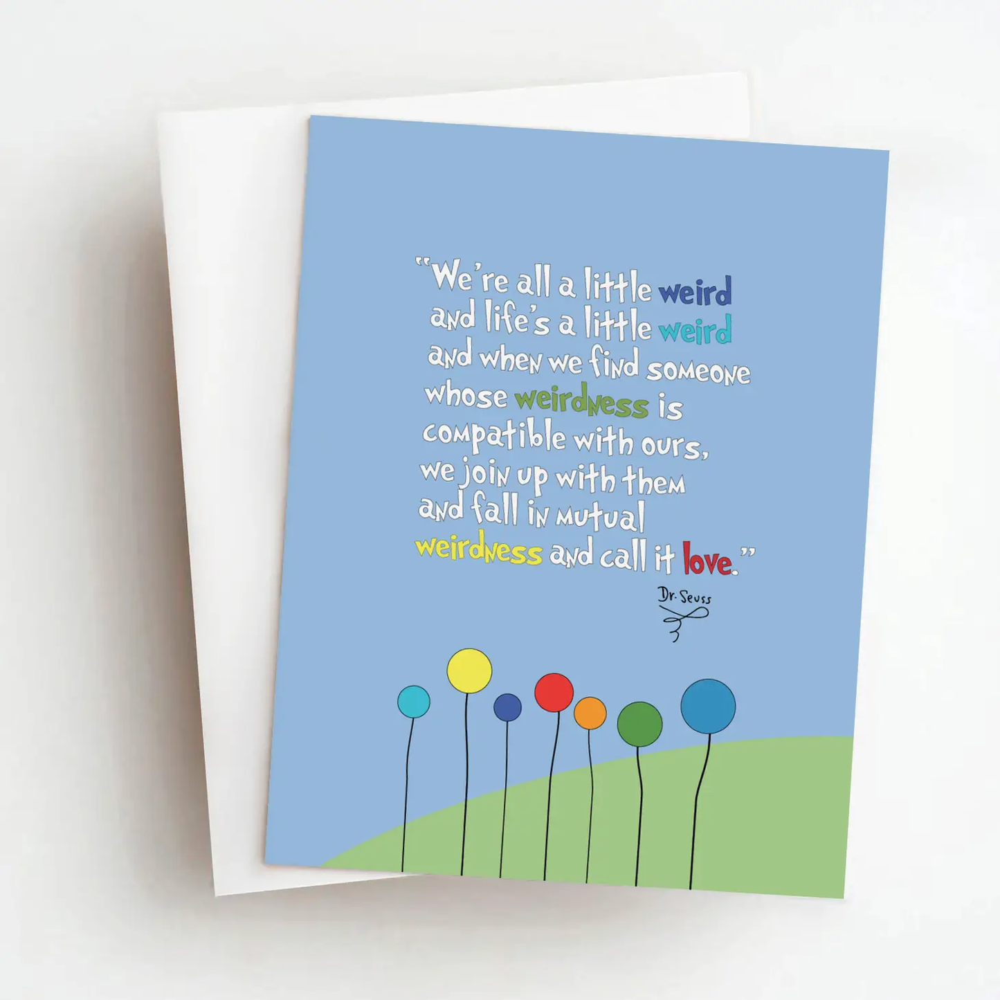 Dr. Seuss Weirdo Love Card