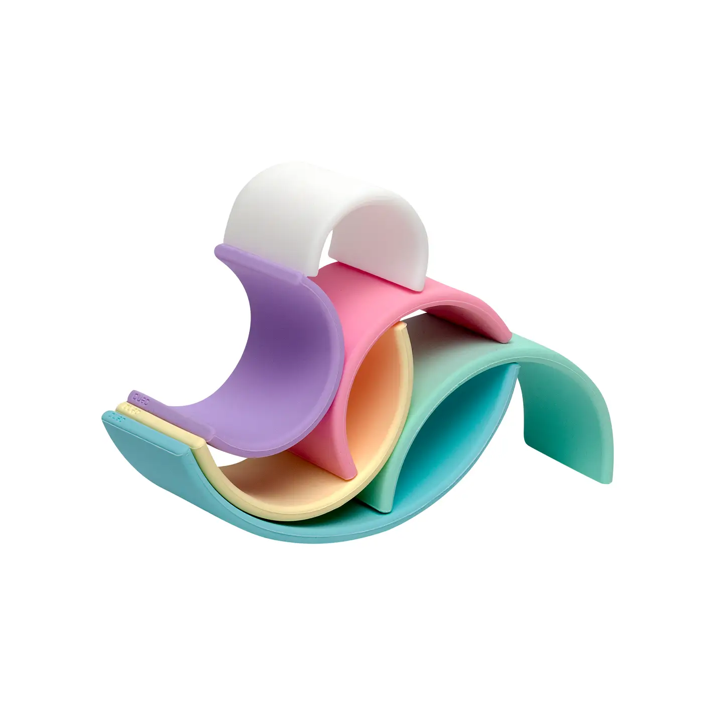 Pastel Rainbow Nesting Toy