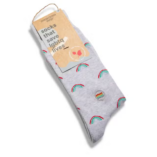 Socks That Save LGBTQ Rainbows