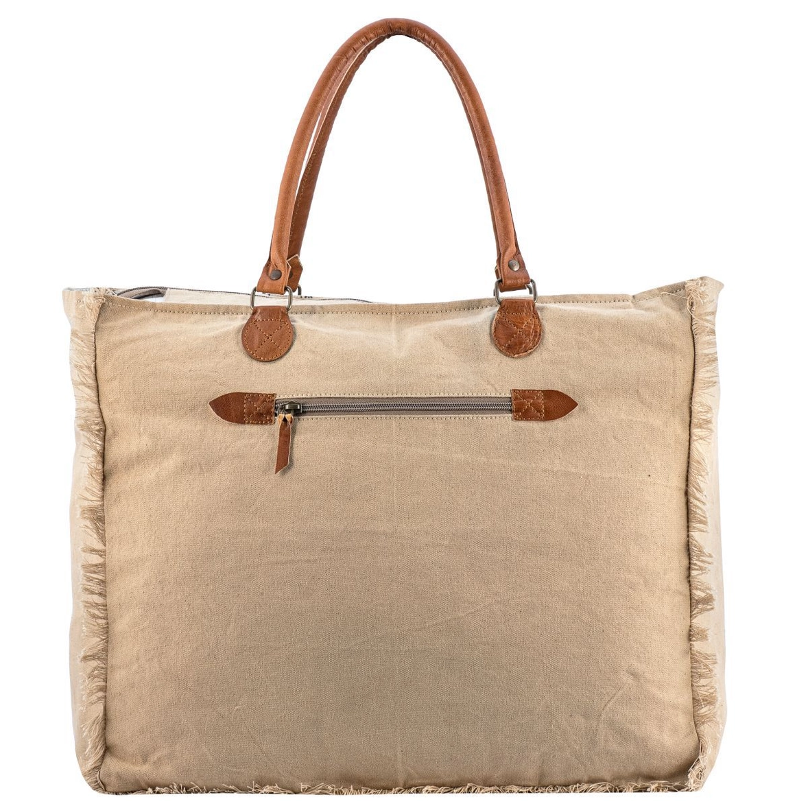 Feathers Fringe Weekender Bag
