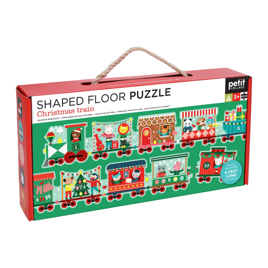 Shaped Floor Puzzle: Christmas Train