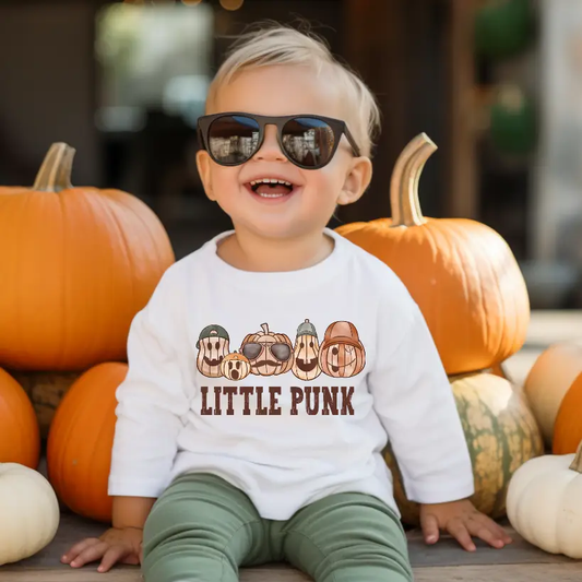 Kids Little Punk Pumpkin T-Shirt