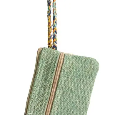 Hemp Coin Purse Two Zip