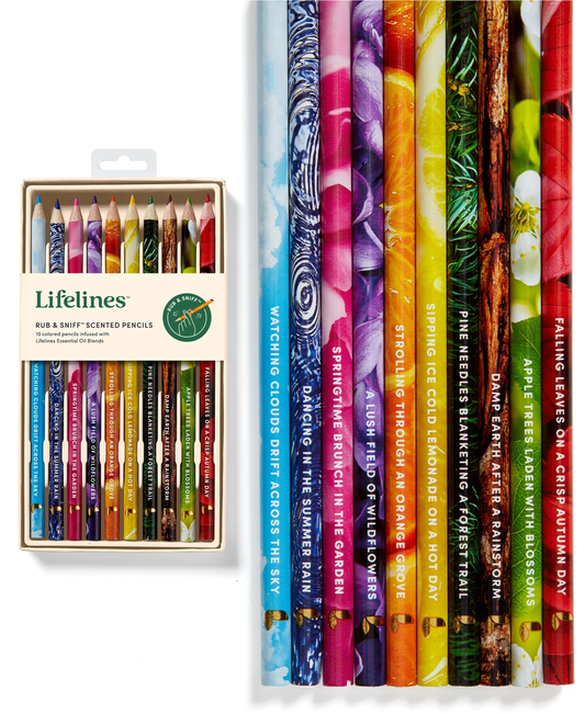 Lifelines Rub & Sniff Scented Colored Pencils