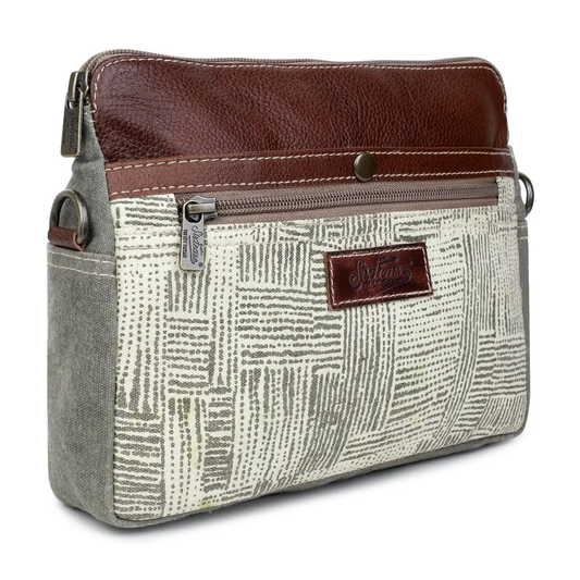 Women's Crossbody Bag - Textured Grid
