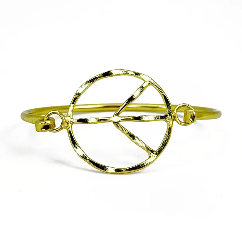 Peace Sign Bangle