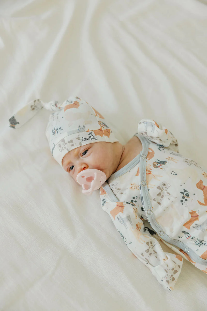 Rufus Newborn Knotted Gown