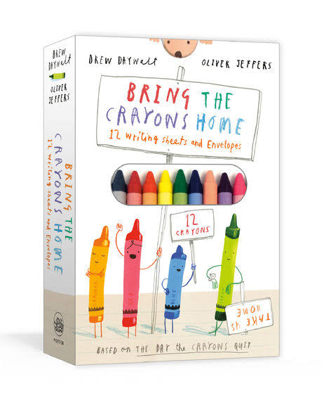 Bring The Crayons Home Sheets + Envelopes