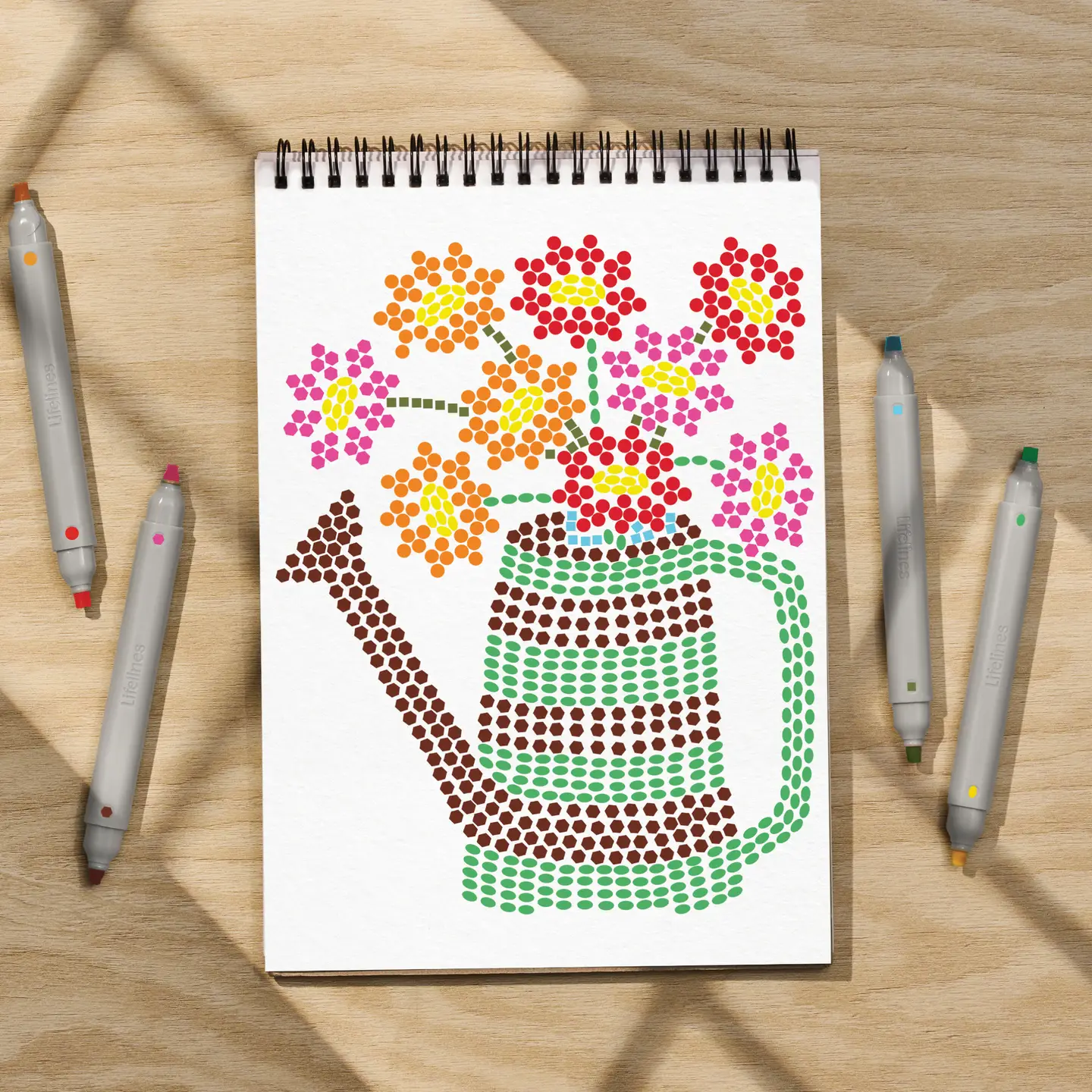 Flowart - Stamp By Shape- Secret Garden