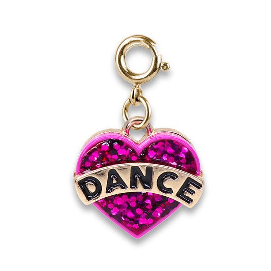 Charm It! Glitter Dance Heart Charm