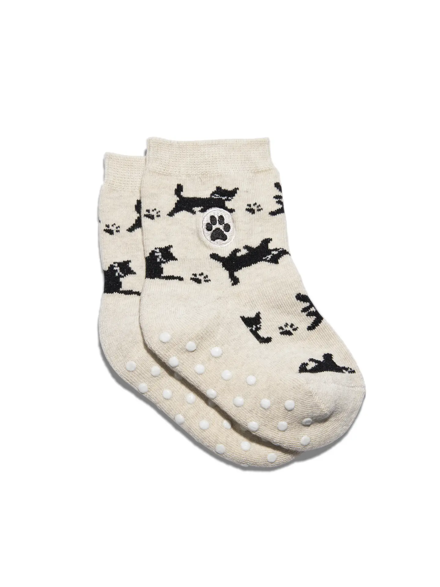 Kids Socks That Save Cats Beige