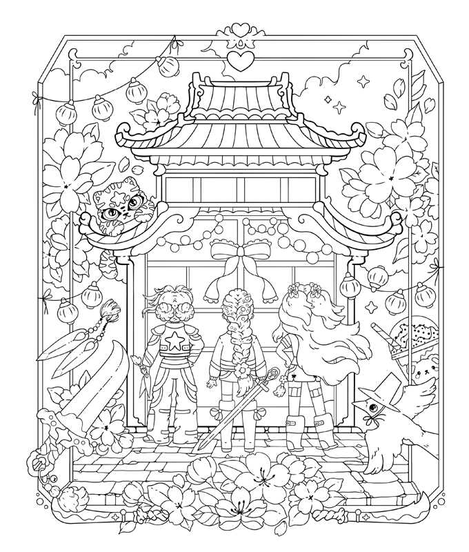 Unofficial Coloring Book for Kpop Demon Hunters