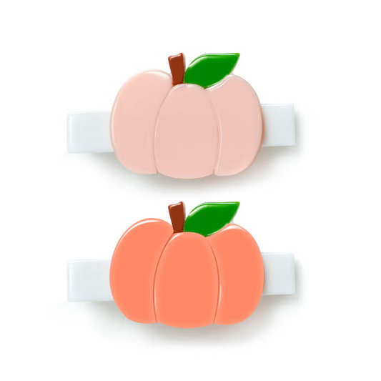 Orange Pumpkins Alligator Hair Clips