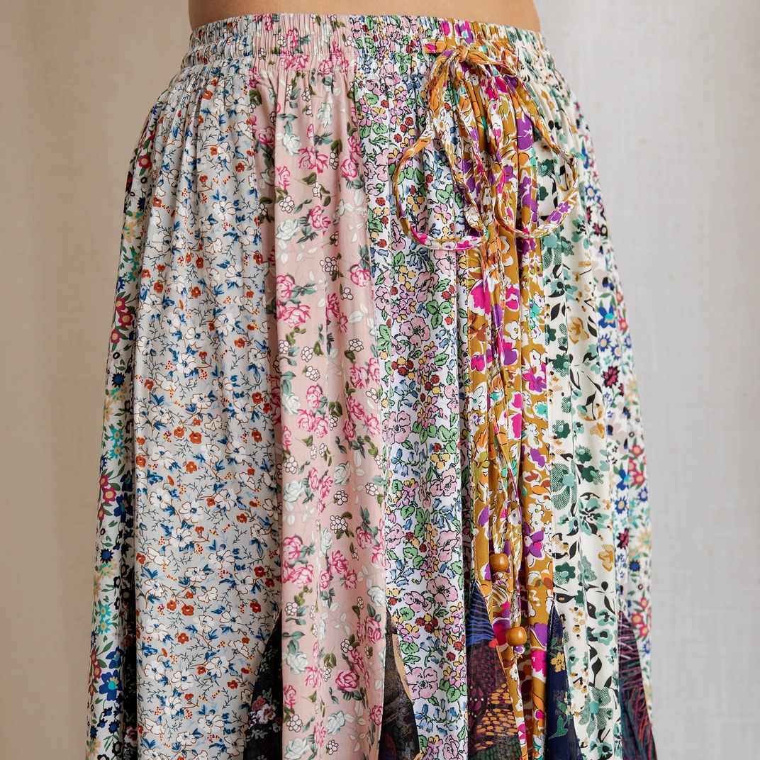 Artisan Bohemian Patchwork Skirt