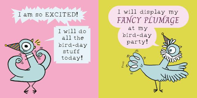 The Pigeon’s Bird-Day! Book
