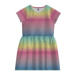 Girls Wrap Dress Rio De Janiero Rainbow