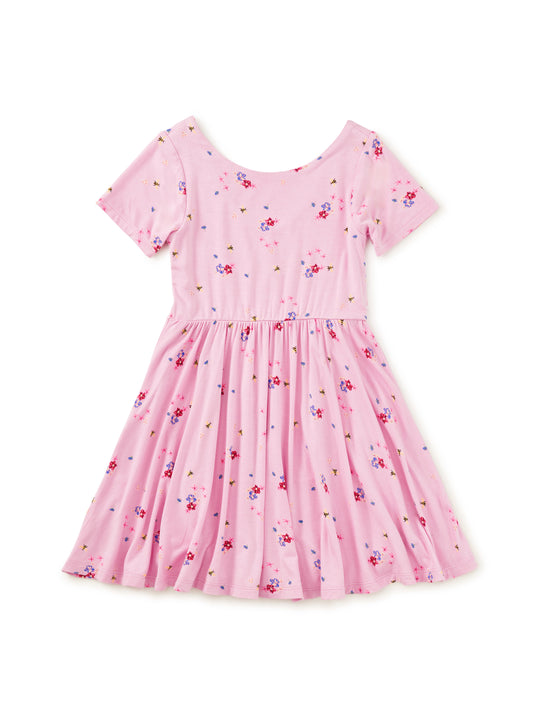 Girls Bamboo Busy Bee + Flowers Dress