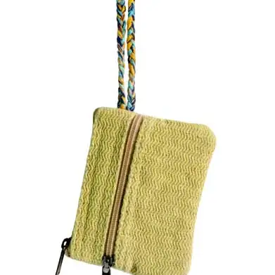 Hemp Coin Purse Two Zip