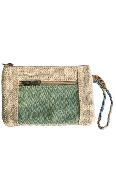 Hemp Coin Purse Loop Handle