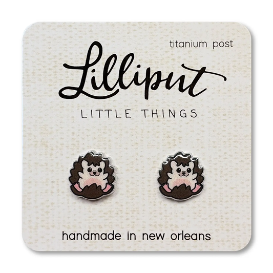 Hedgehog Stud Earrings