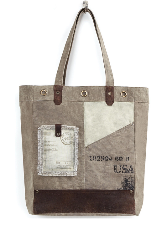 Tahoe Up-Cycled Canvas Tote
