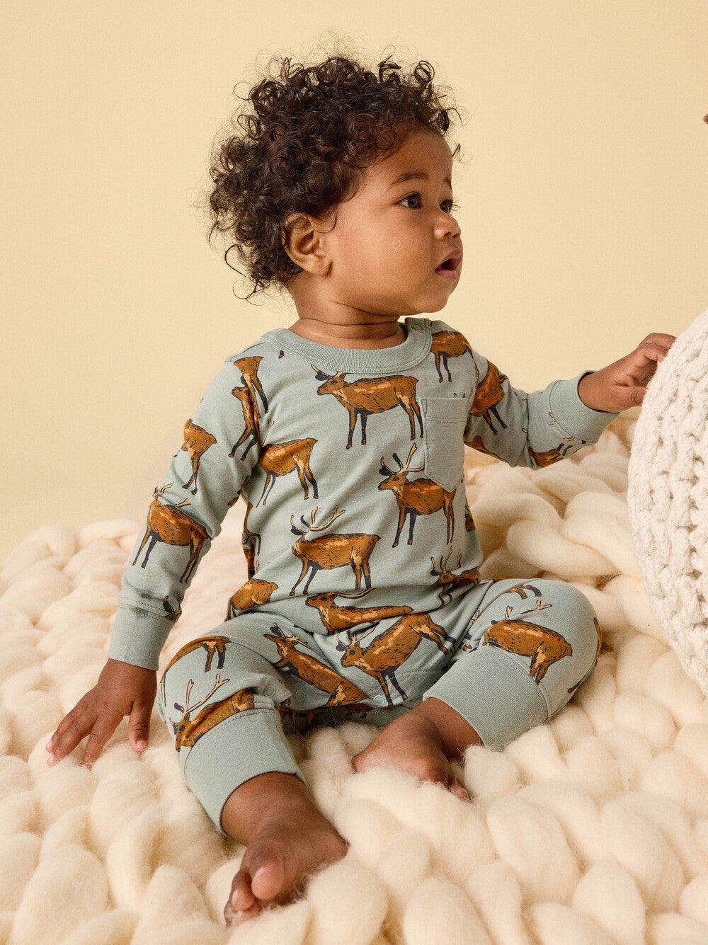 Baby Painted Deer Romper
