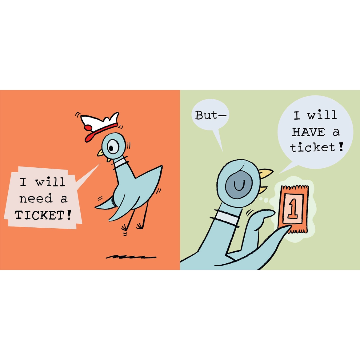 The Pigeon Will Ride the Roller Coaster Book
