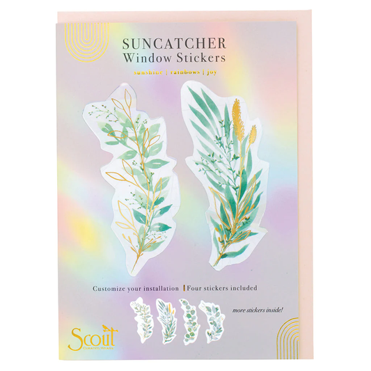 Suncatcher Window Stickers - Watercolor Botanical