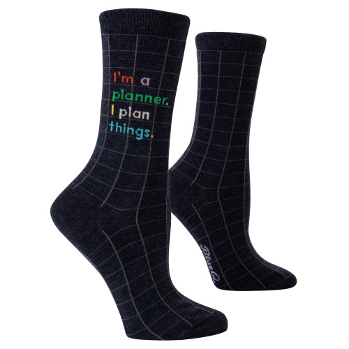 I'm A Planner Crew Socks