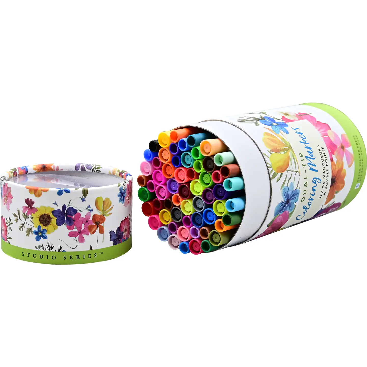 Dual-Tip Coloring Markers