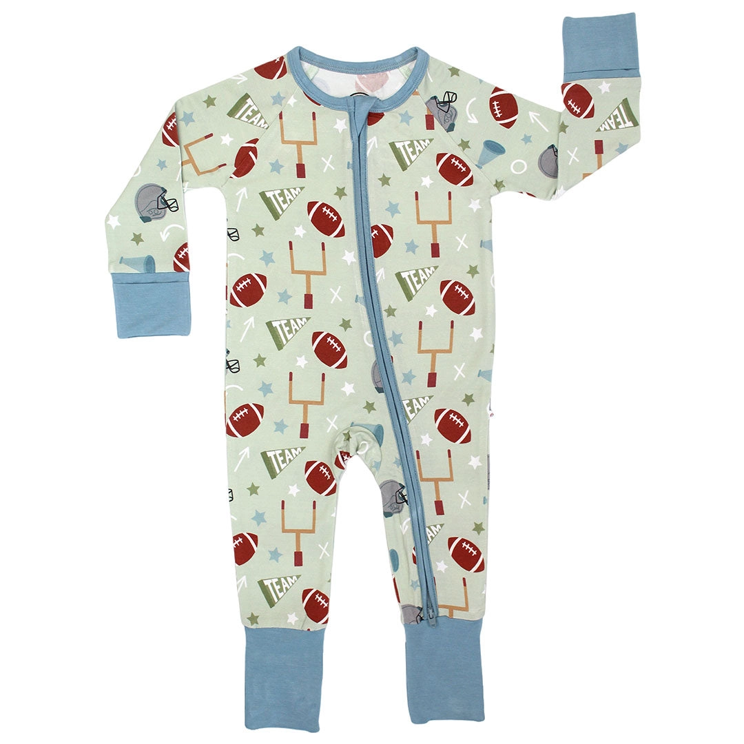 Bamboo Baby Pajamas - Football Game Day