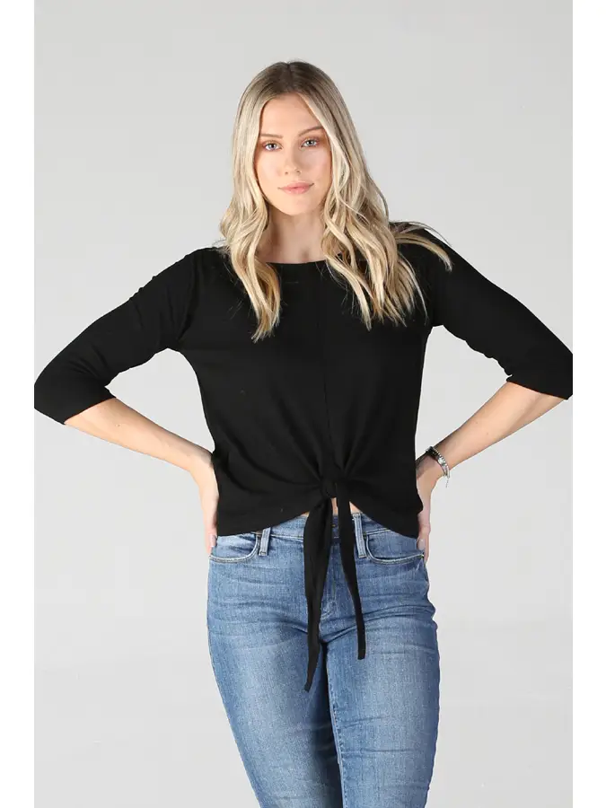 Tie Waist Knit Top