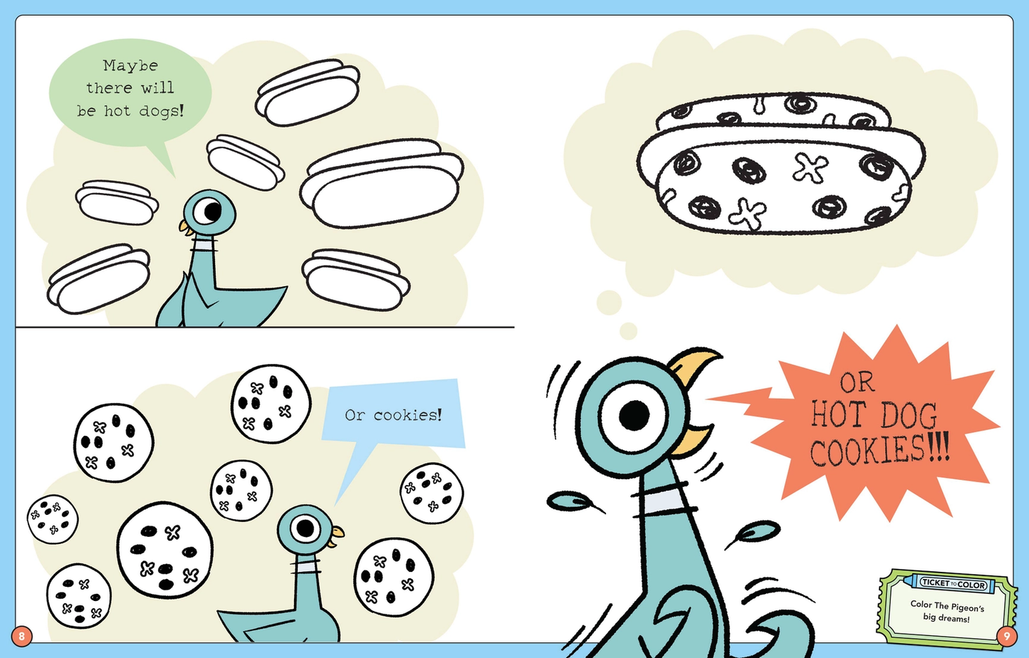 Don’t Let the Pigeon Color This Book!
