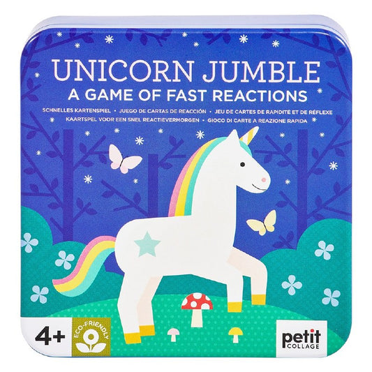Unicorn Jumble Game in Tin