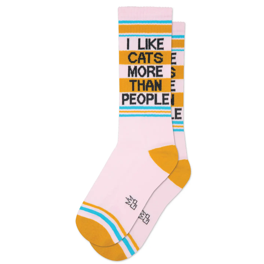 I Like Cats More Than People Socks