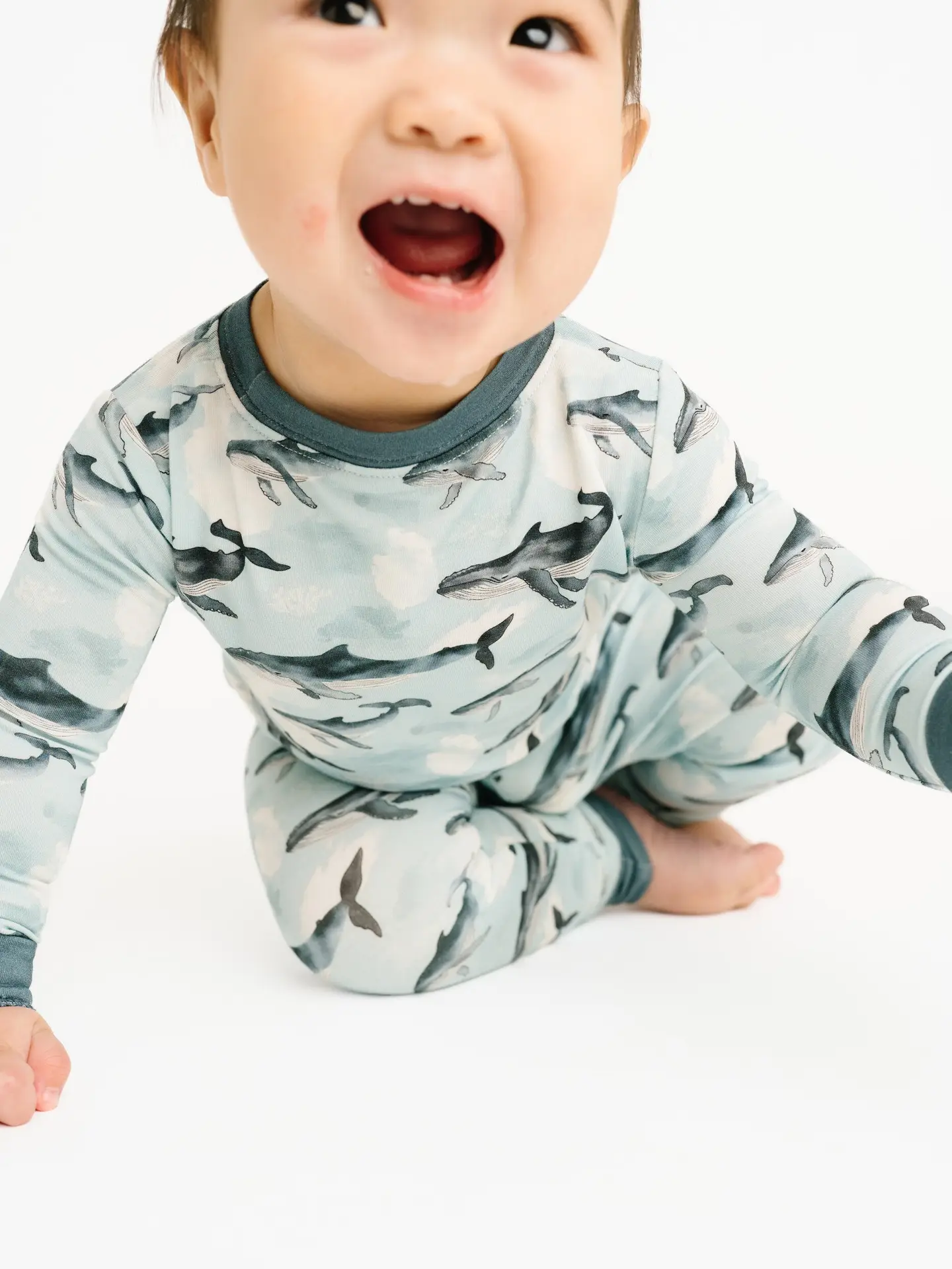 Kids Whale Watch Bamboo Pajamas