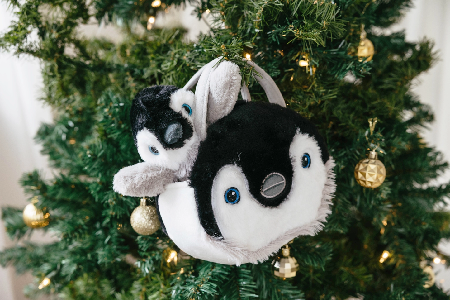 Penguin Plush + Purse Set