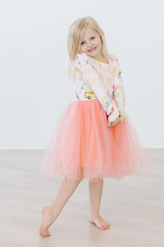 Girls Back To School Tutu Dress