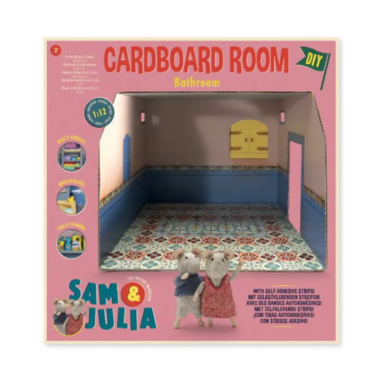 Sam & Julia DIY Cardboard Bathroom