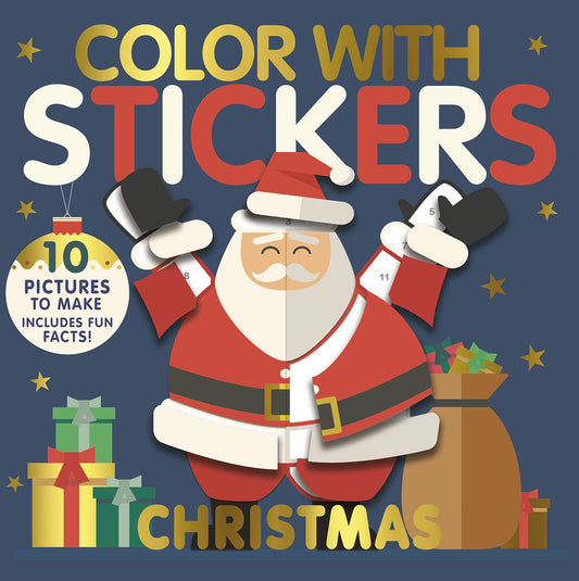 Color With Stickers Christmas