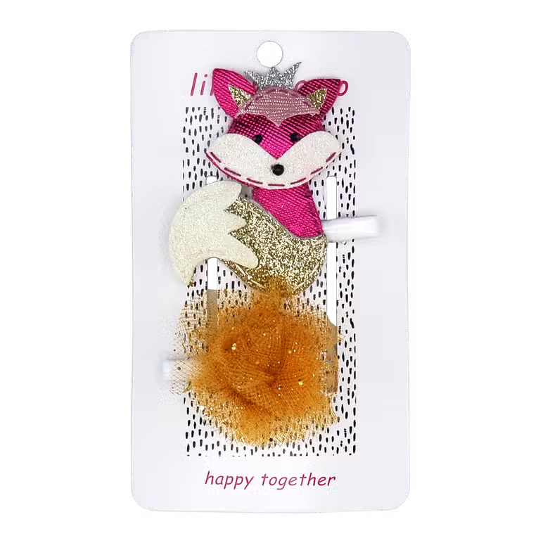 Royal Fox Hair Clips