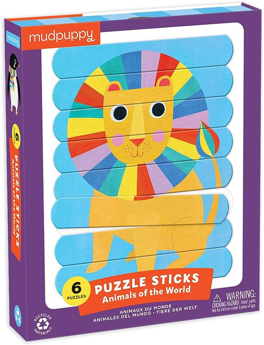 Animals of World Puzzle Sticks