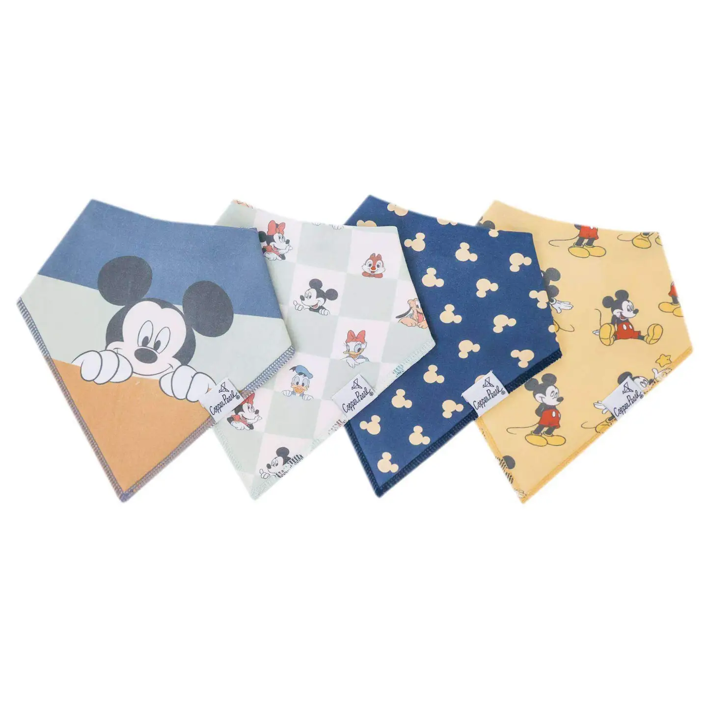 Mickey Mouse & Friends Baby Bandana Bib Set 4pk
