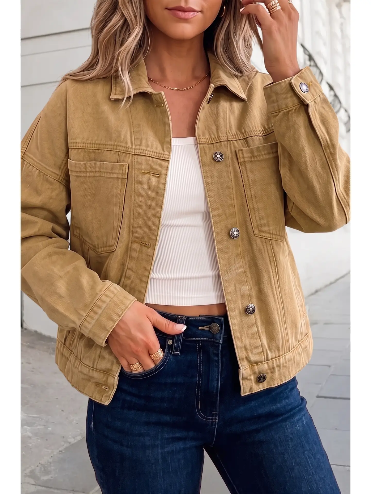 Honey Gold Denim Jacket