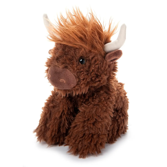 Chocolate Highland Cow Stuffed Animal