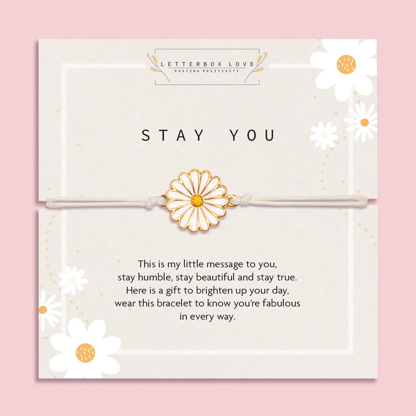 Stay You Daisy Wish Bracelet