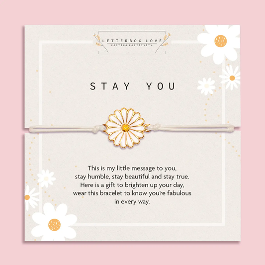 Stay You Daisy Wish Bracelet