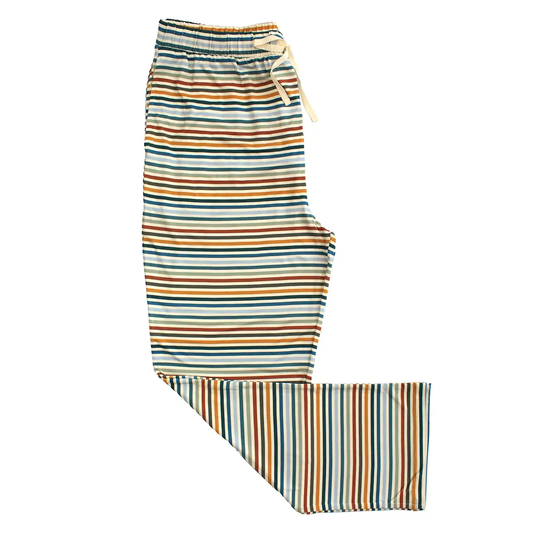 Autumn Stripes Adult Bamboo Pajama Pants