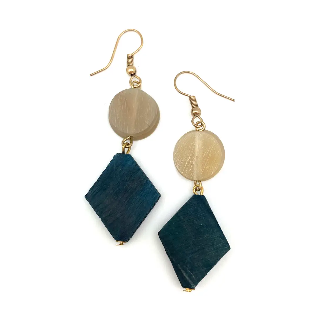 Omala Misty Greens Earrings